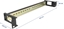 Изображение Delock 19″ DIN rail Panel with side cable entry 1U black