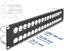 Изображение Delock 19″ D-Type Patch Panel with strain reliefs 32 port 2U black