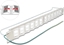 Attēls no Delock 19″ Keystone Patch Panel with 24 tiltable ports and strain relief