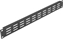 Picture of Delock 19″ Network Cabinet Panel with ventilation slots horizontal 1U black