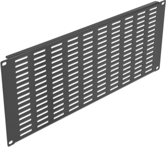 Изображение Delock 19″ Network Cabinet Panel with ventilation slots horizontal 4U black