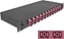 Attēls no Delock 19″ Optical Fiber Splice Box 12 x SC Duplex OM4 1U complete assembled