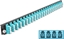 Attēls no Delock 19″ Splice Box Front Panel 24 port LC Quad aqua