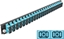 Picture of Delock 19″ Splice Box Front Panel 24 port SC Duplex aqua