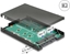 Изображение Delock 2.5″ Converter SATA 22 pin > 2 x M.2 with RAID with Enclosure