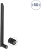 Изображение Delock 5G 3.4 - 3.8 GHz Antenna SMA plug 5 dBi 20 cm omnidirectional with tilt joint and flexible material black
