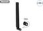 Изображение Delock 5G LTE Antenna SMA plug -0.5 - 2.3 dBi omnidirectional with tilt joint black