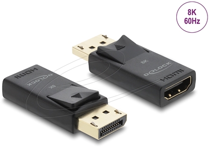 Изображение Delock Active DisplayPort 1.4 to HDMI Adapter 8K with HDR function