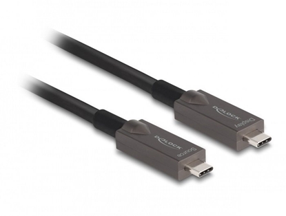 Attēls no Delock Active Optical USB-C™ 4K Video + Data + PD Cable 10 m