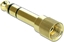Attēls no Delock Adapter 6.35 mm Stereo plug to 3.5 mm Stereo jack 3 pin metal screwable