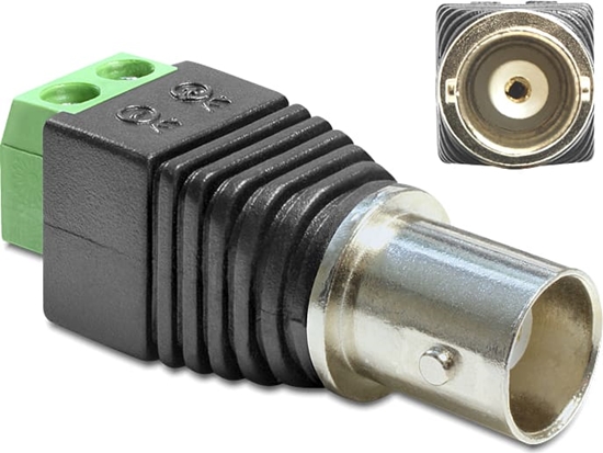 Picture of Delock Adapter BNC female > Terminal Block 2 pin