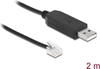Picture of Delock Adapter cable USB Type-A to Serial RS-232 RJ12 with ESD protection Leadshine 2 m