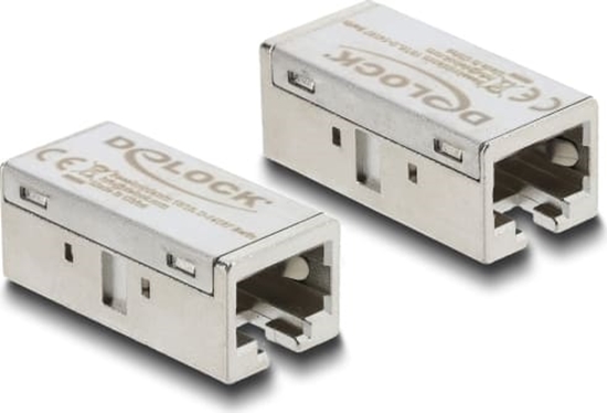 Picture of Delock Adapter Coupler RJ45 jack to jack Cat.6A metal