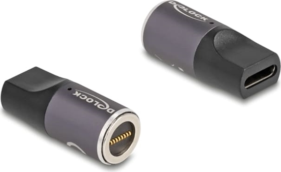 Picture of Delock Adapter for Laptop Charging Cable USB Type-C™ female to magnetic 8 pin connector