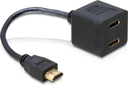 Attēls no Delock Adapter HDMI male to 2 x HDMI female
