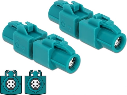 Attēls no Delock Adapter HSD Z female to HSD Z female