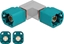 Picture of Delock Adapter HSD Z male to HSD Z male angled