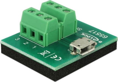 Изображение Delock Adapter Micro USB female > Terminal Block 6 pin