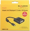 Picture of Delock Adapter mini DisplayPort 1.2 male > DVI female 4K Passive black