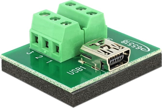 Picture of Delock Adapter Mini USB female > Terminal Block 6 pin