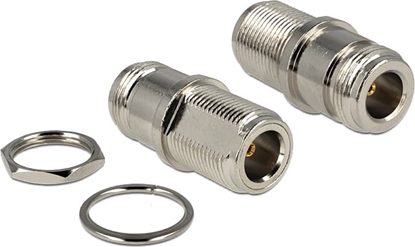 Изображение Delock Adapter N jack to N jack panel-mount