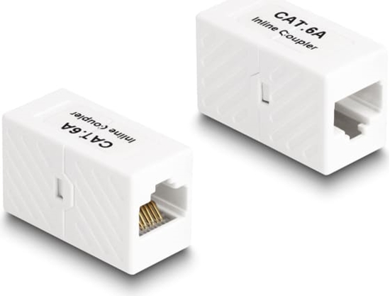 Изображение Delock Adapter RJ45 jack to RJ45 jack Cat.6A UTP white