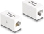 Attēls no Delock Adapter RJ45 jack to RJ45 jack Cat.6A UTP white