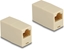 Picture of Delock Adapter RJ45 jack to RJ45 jack UTP beige