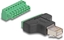 Picture of Delock Adapter RJ45 male > Terminal Block 8 pin 2-part 3.81 mm