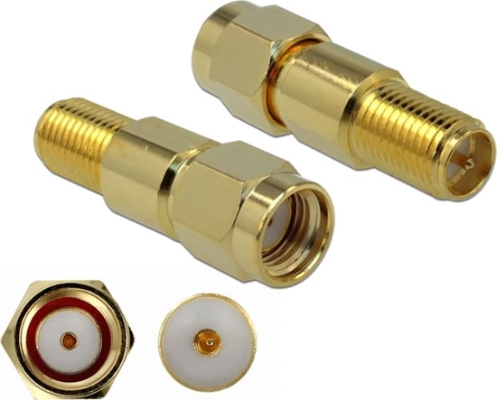 Picture of Delock Adapter RP-SMA plug to RP-SMA jack 3 GHz