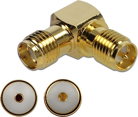 Picture of Delock Adapter SMA jack to RP-SMA jack 90° 10 GHz