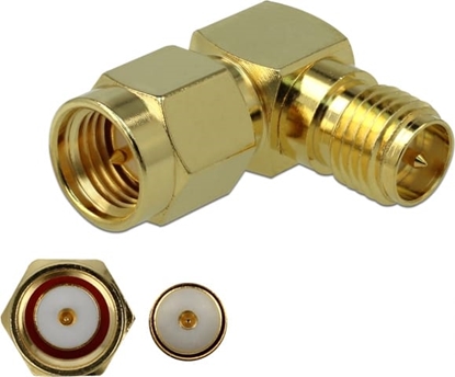 Изображение Delock Adapter SMA male to RP-SMA female 90° 3 GHz