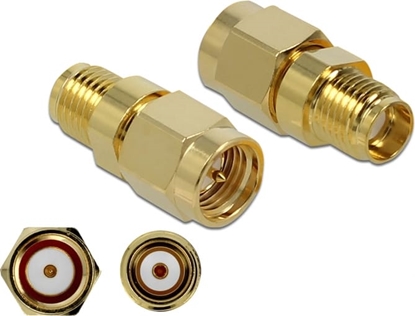 Изображение Delock Adapter SMA plug to SMA jack 10 GHz