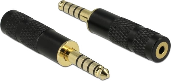 Изображение Delock Adapter Stereo jack male 4.4 mm 5 pin to Stereo jack female 2.5 mm 4 pin