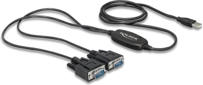 Изображение Delock Adapter USB 2.0 Type-A > 2 x Serial DB9 RS-232