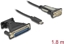 Attēls no Delock Adapter USB Type-C™ > 1 x Serial DB9 RS-232 + Adapter DB25