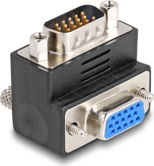 Picture of Delock Adapter VGA male to female 270° angled