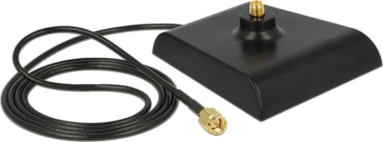 Picture of Delock Antenna Base SMA plug > SMA Jack 1 m Black Low Loss