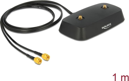 Picture of Delock Antenna Base SMA plug > SMA Jack LTE MIMO 1 m black low loss