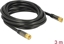 Attēls no Delock Antenna cable F Plug > F Plug RG-6/U 3 m black