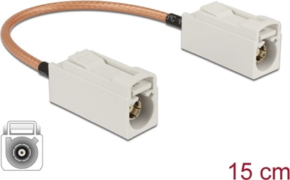 Picture of Delock Antenna Cable FAKRA B jack > FAKRA B jack RG-316 15 cm
