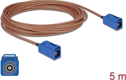 Picture of Delock Antenna Cable FAKRA C jack > FAKRA C jack RG-316 5 m