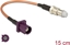Attēls no Delock Antenna Cable FAKRA D plug > FME jack RG-316 15 cm
