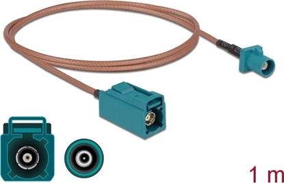 Picture of Delock Antenna Cable FAKRA Z plug > FAKRA Z jack RG-316 1 m