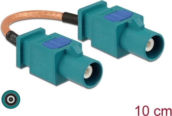 Picture of Delock Antenna Cable FAKRA Z plug > FAKRA Z plug RG-316 10 cm