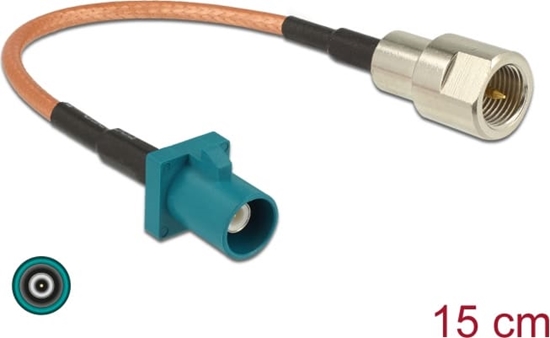 Picture of Delock Antenna Cable FAKRA Z plug > FME plug RG-316 15 cm