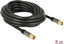 Изображение Delock Antenna Cable IEC Plug > IEC Jack RG-6/U 5 m black