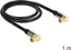 Picture of Delock Antenna Cable IEC Plug Angled > IEC Jack Angled RG-6/U 1 m black