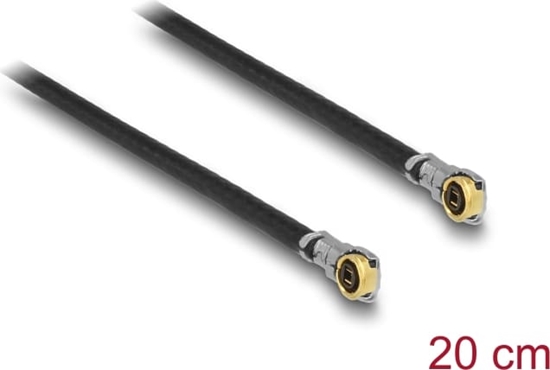 Picture of Delock Antenna Cable I-PEX Inc., MHF® 4L plug to I-PEX Inc., MHF® 4L plug 1.13 20 cm