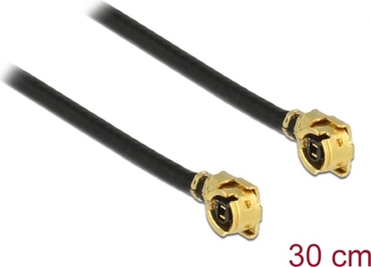 Picture of Delock Antenna Cable I-PEX Inc., MHF® I plug to I-PEX Inc., MHF® I plug 1.13 30 cm